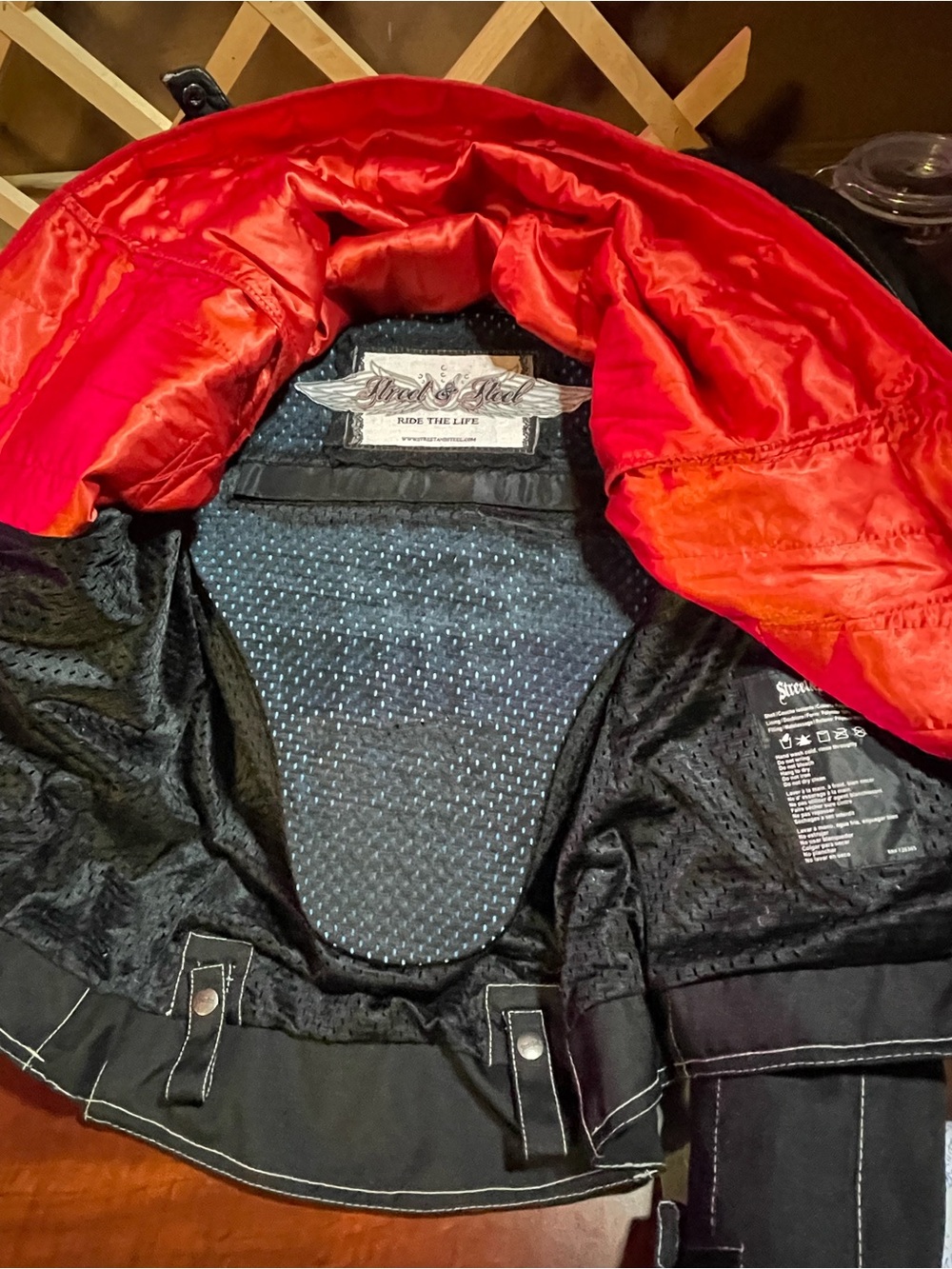 NWOT Women’s Sz M “Street & Steel Heartthrob”Motorcycle Riding Jacket /Pristine/ - Picture 8 of 16
